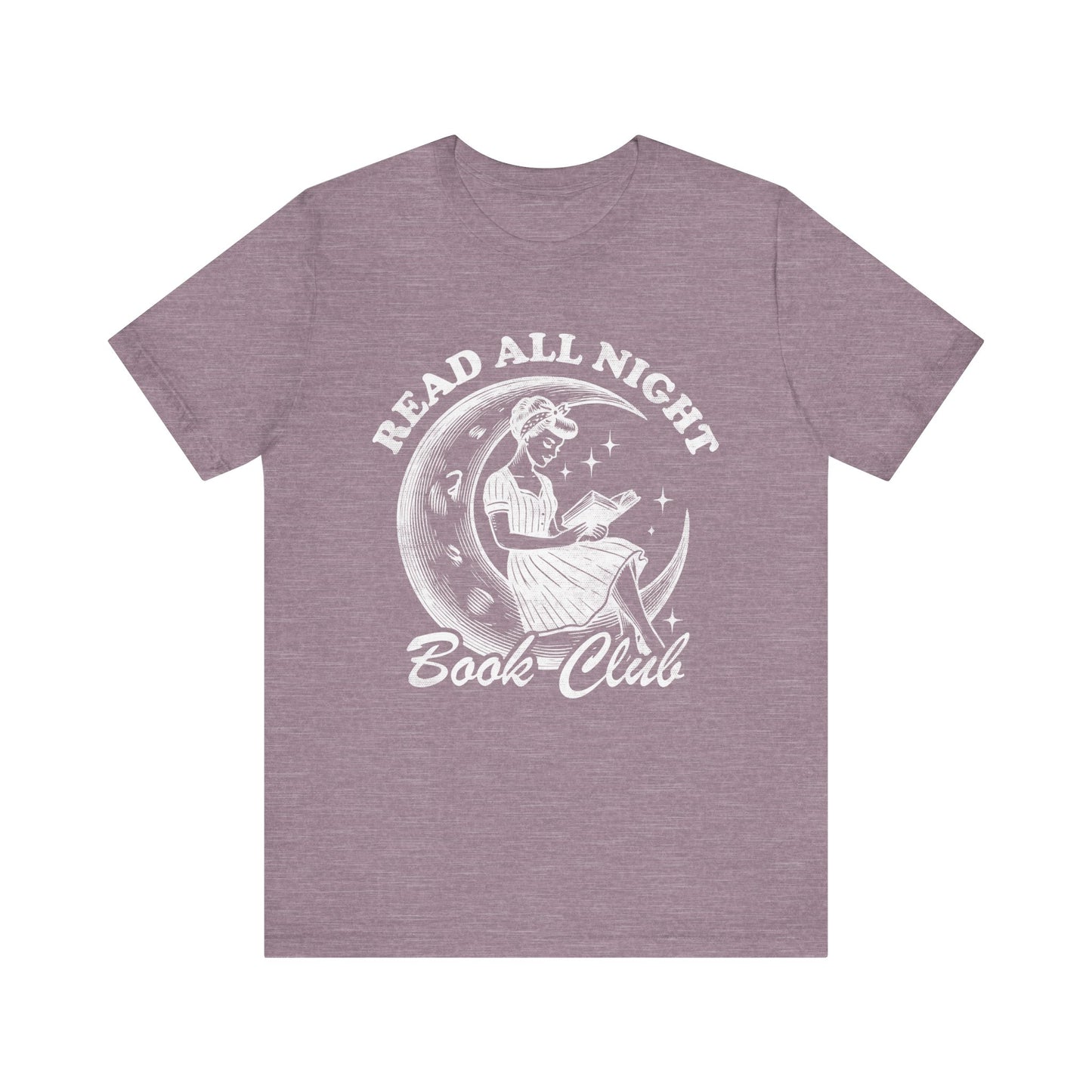 Read All Night Book Club Bookish T-shirt, Gift for Book Lovers
