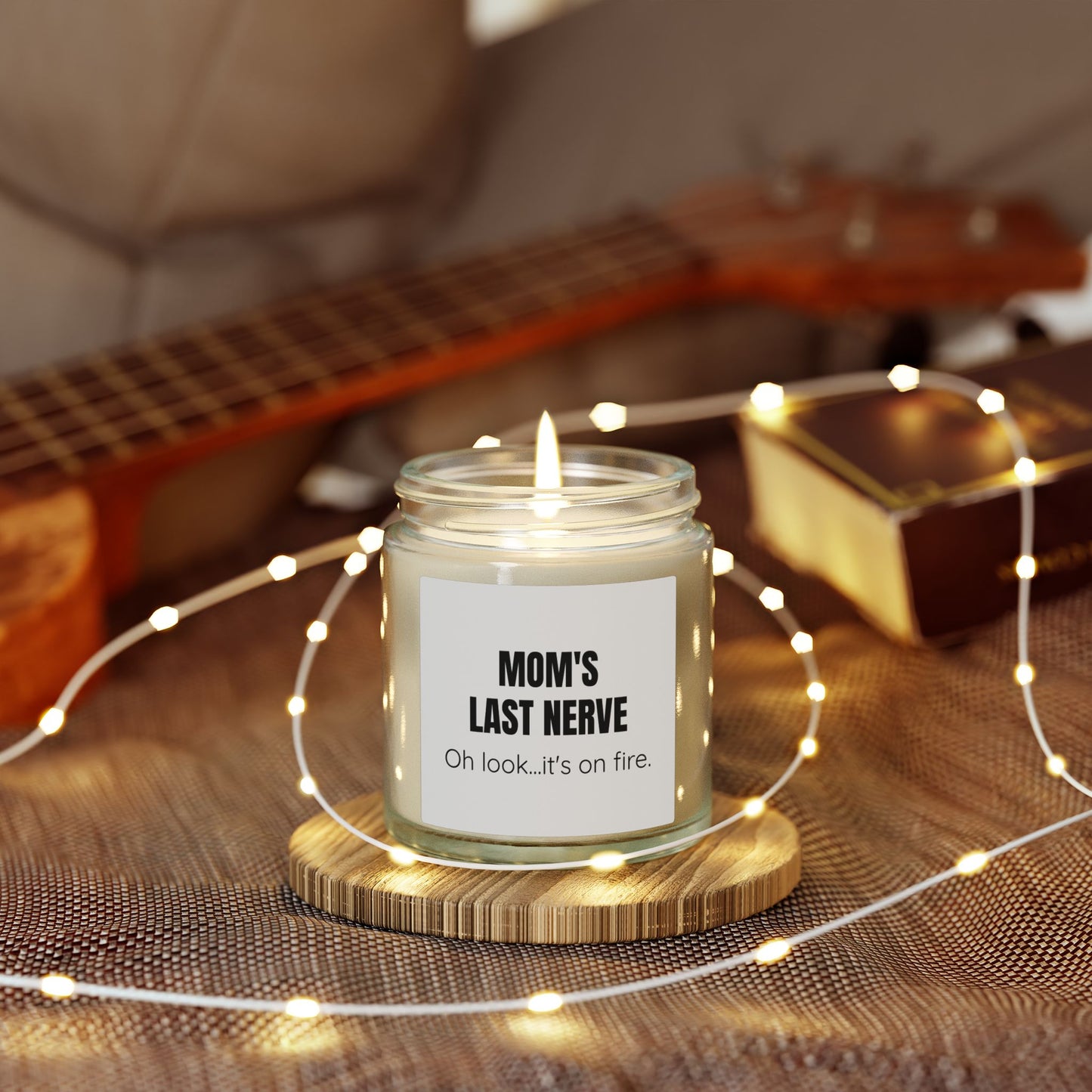 Mom's Last Nerve - 9 Available Scents Novelty Jar Candle (4oz/9oz)