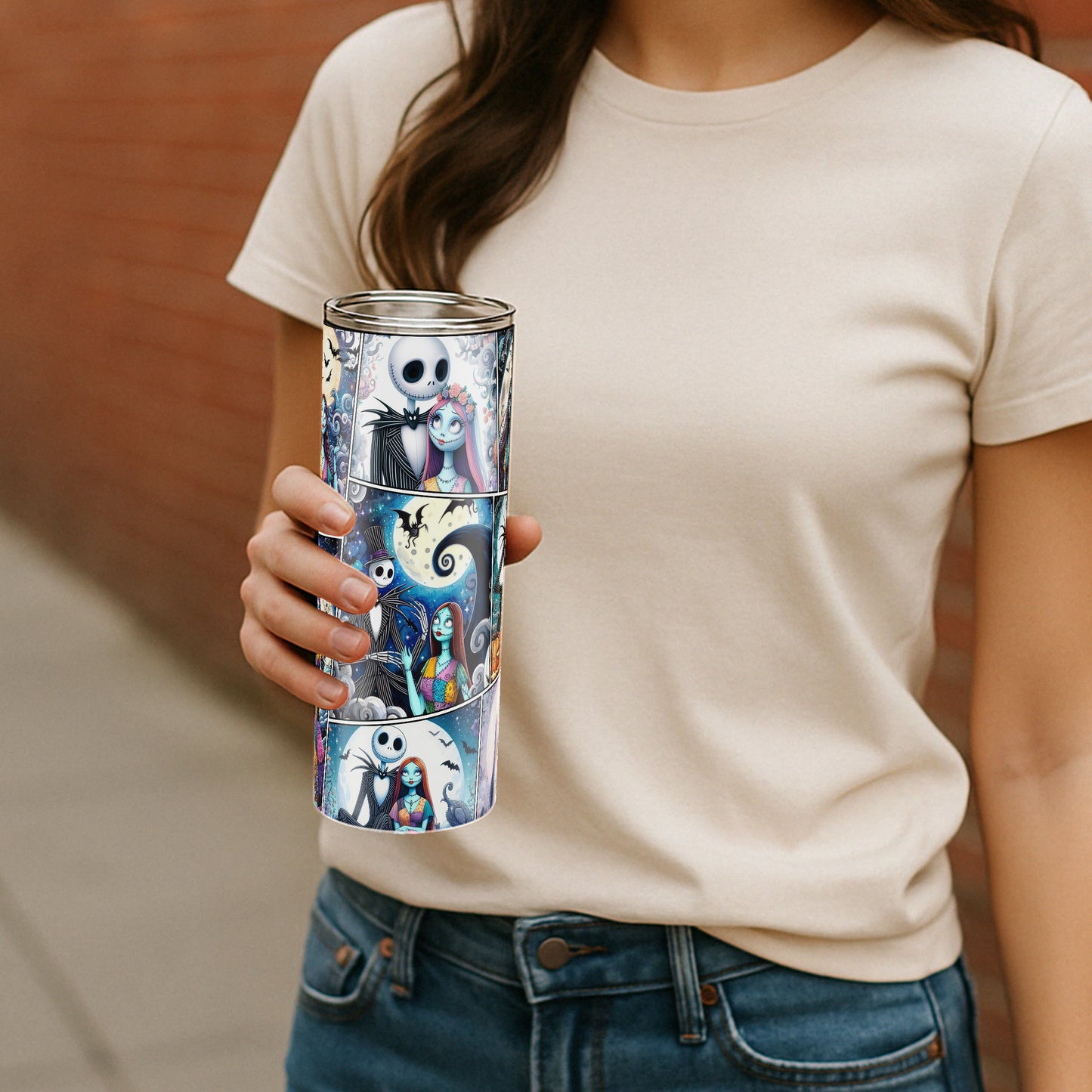 Jack and Sally - Eternal Love Tumbler