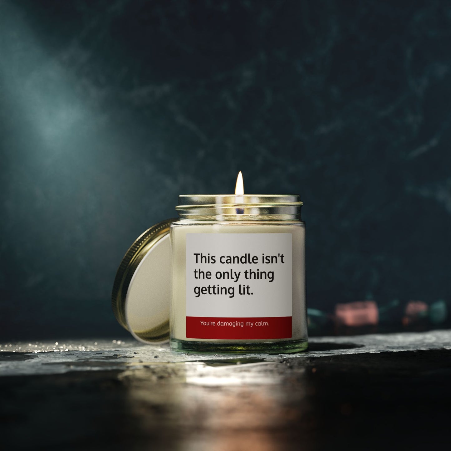 Not the Only Thing Getting Lit Sarcastic Candle - 9 Available Scents Novelty Jar Candle (4oz/9oz)