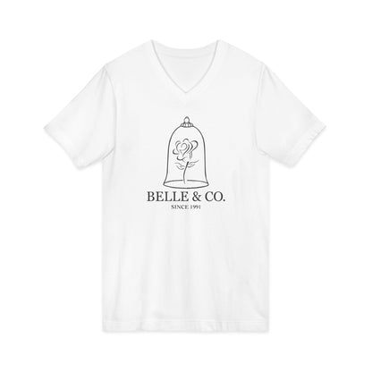 V-Neck Tee - Elegant Belle Princess Beauty and the Beast Shirt