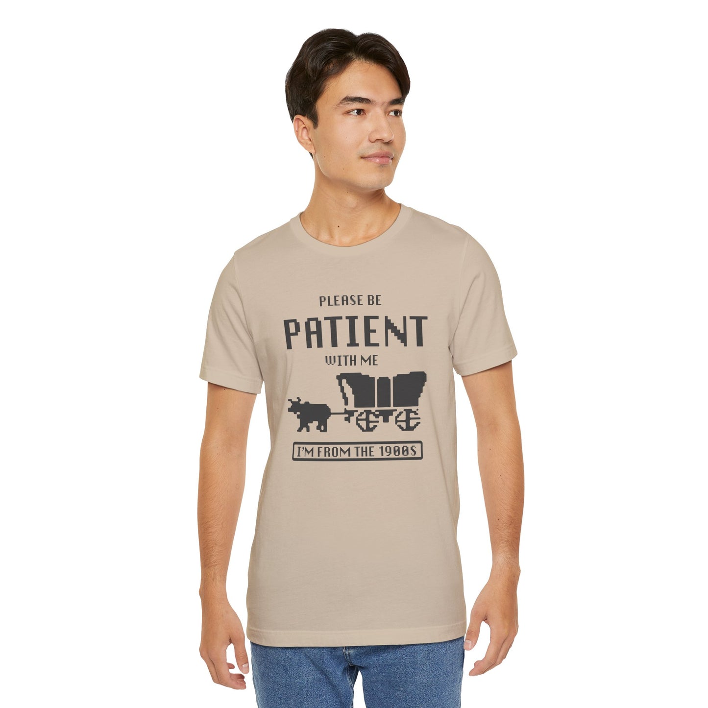 Please Be Patient with Me, I'm from the 1900s Retro Gamer Quote Tee, Vintage 1980s T-Shirt