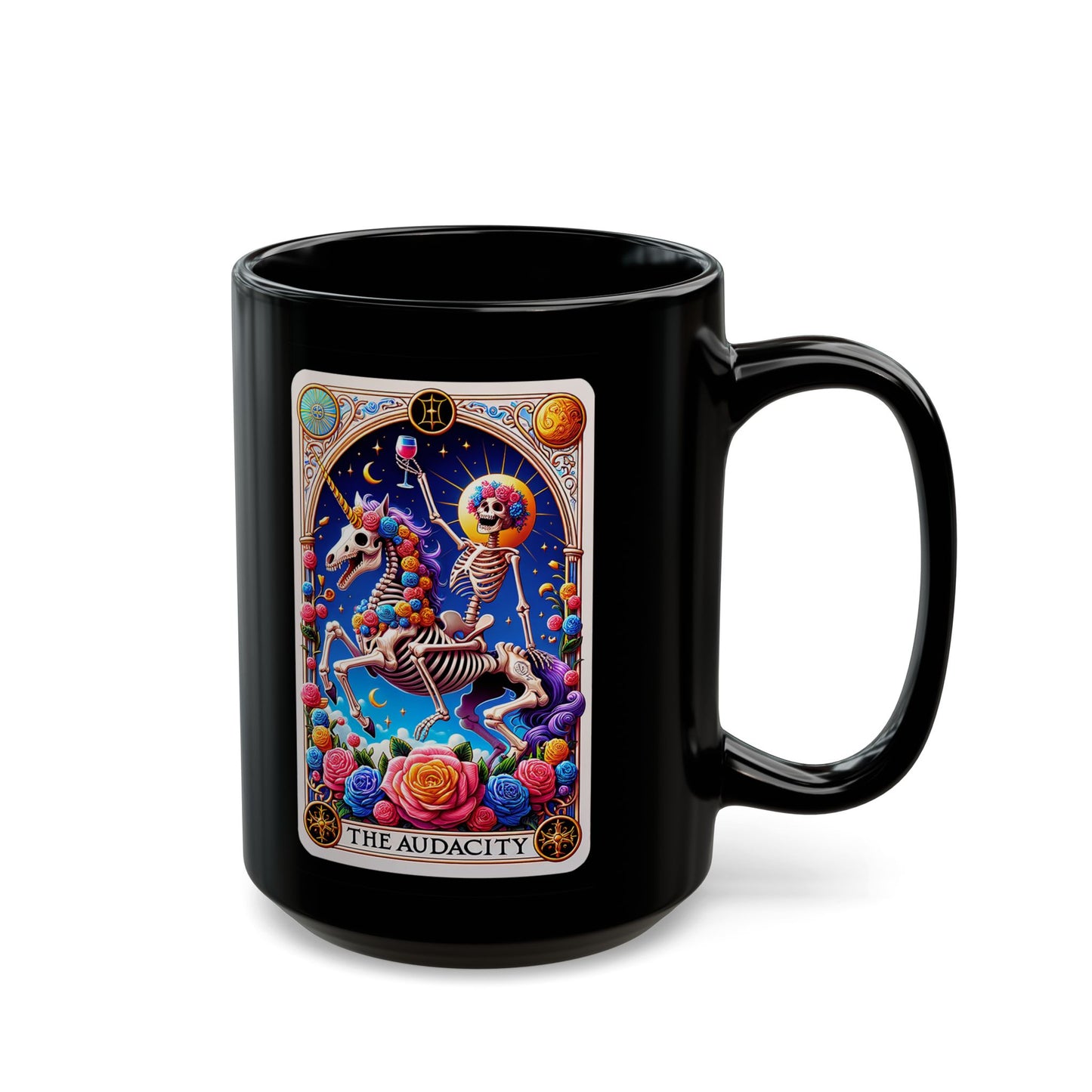 Sarcastic Tarot Card Coffee Mug - The Audacity