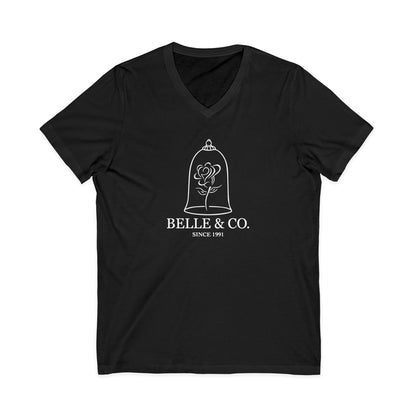 V-Neck Tee - Elegant Belle Princess Beauty and the Beast Shirt