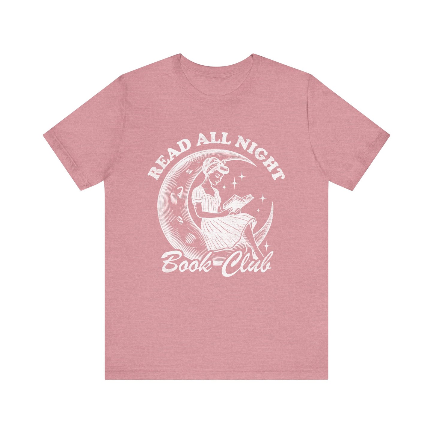 Read All Night Book Club Bookish T-shirt, Gift for Book Lovers