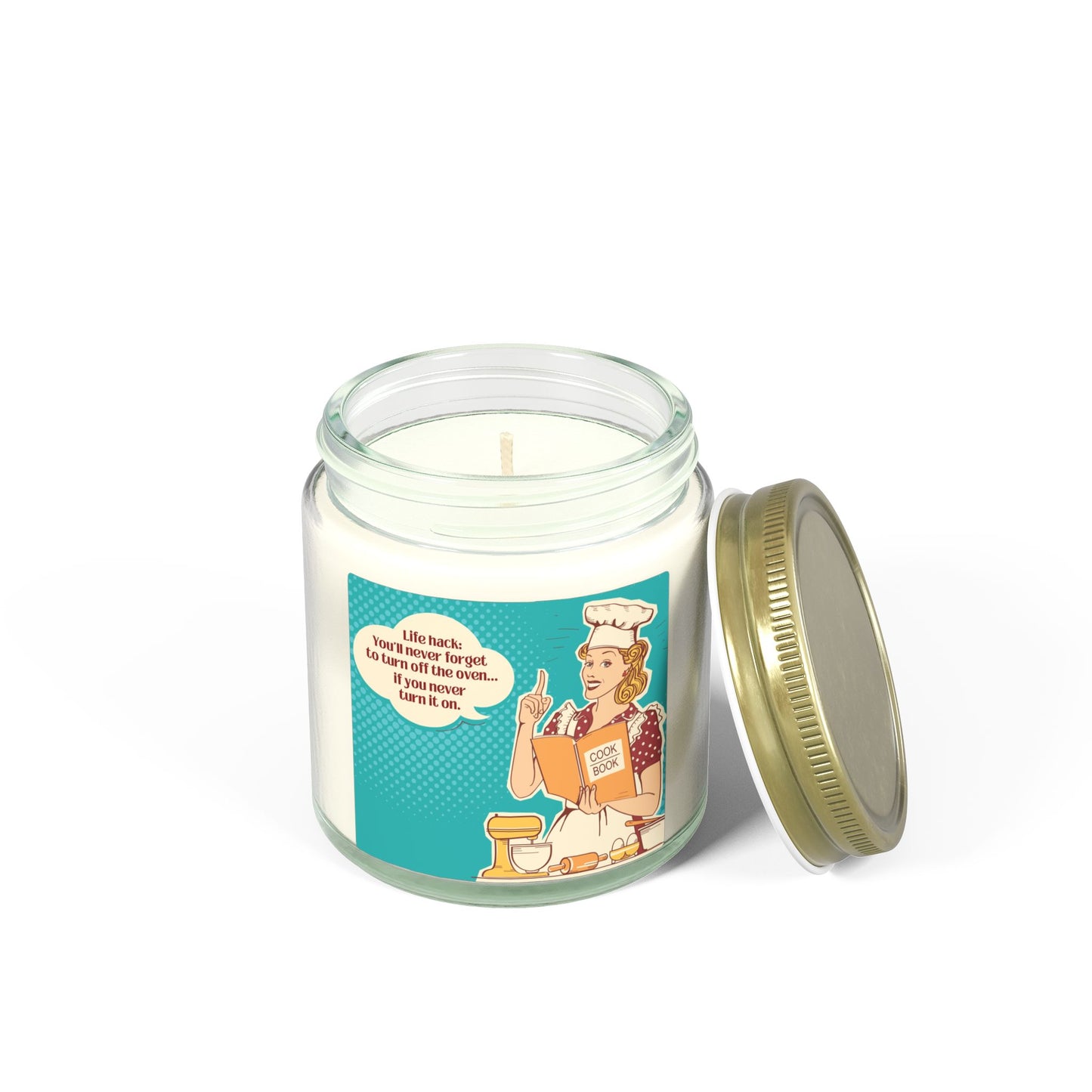"Life Hack” Sarcastic Candle - 9 Available Scents Novelty Jar Candle (4oz/9oz)