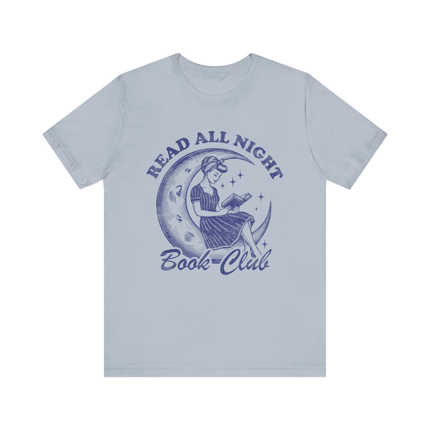 Read All Night Book Club Bookish T-shirt, Gift for Book Lovers