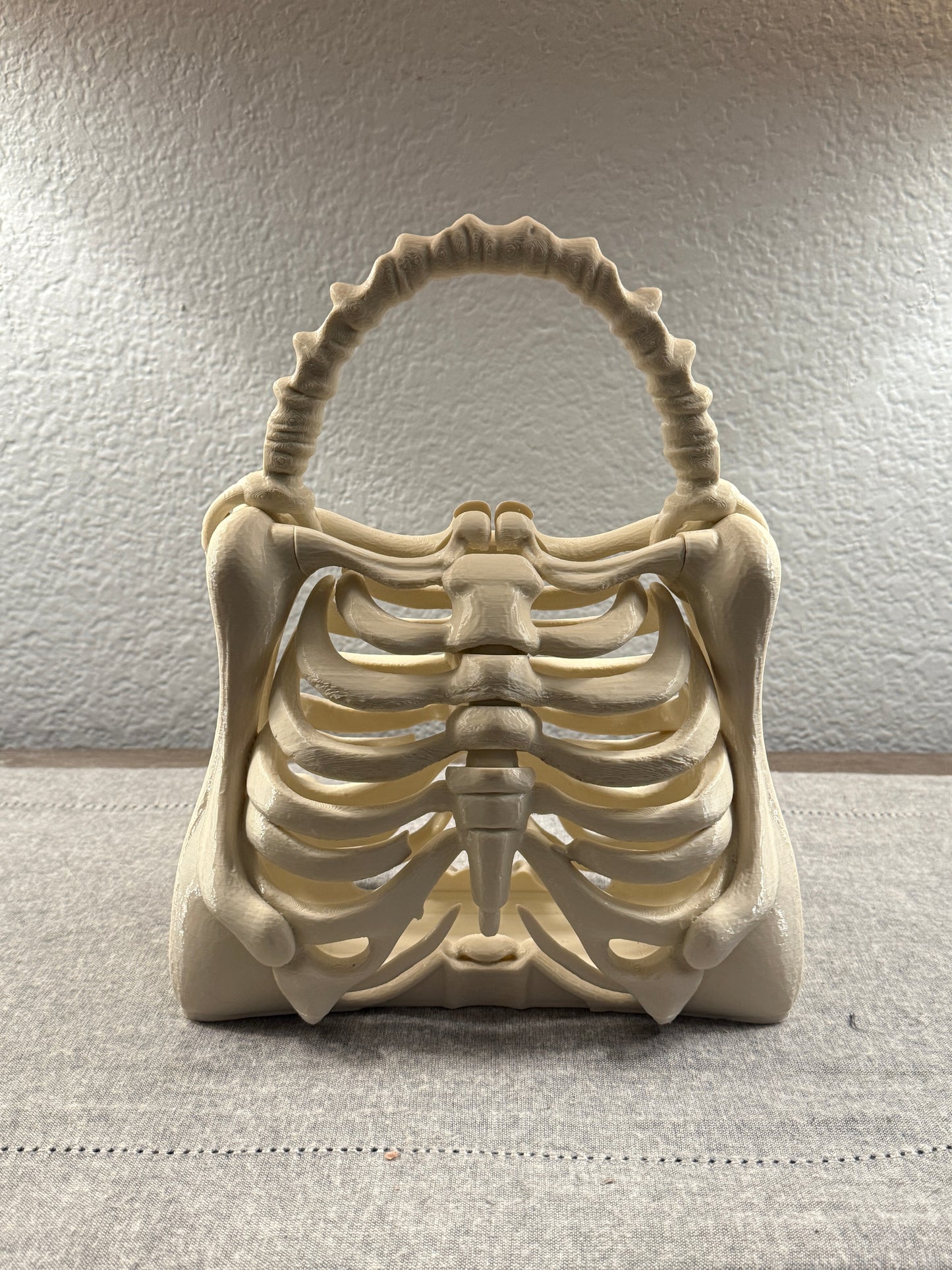 The Bone Bag - Halloween Spooky Purse | Ribcage Novelty Purse for Costume