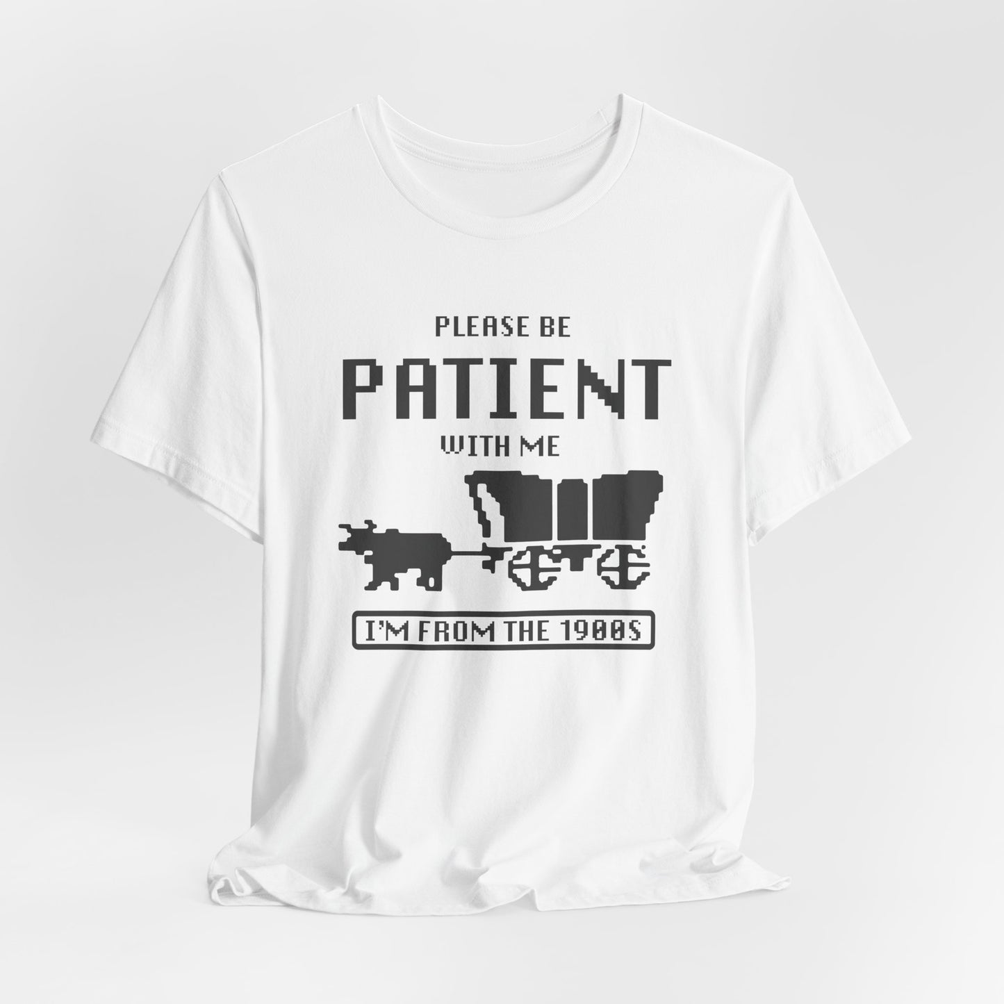 Please Be Patient with Me, I'm from the 1900s Retro Gamer Quote Tee, Vintage 1980s T-Shirt