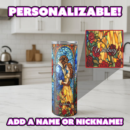 Beauty and the Beast - Stained Glass Classic