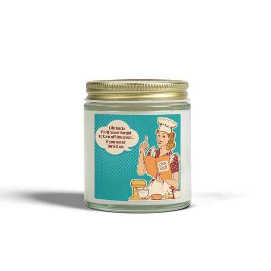 "Life Hack” Sarcastic Candle - 9 Available Scents Novelty Jar Candle (4oz/9oz)