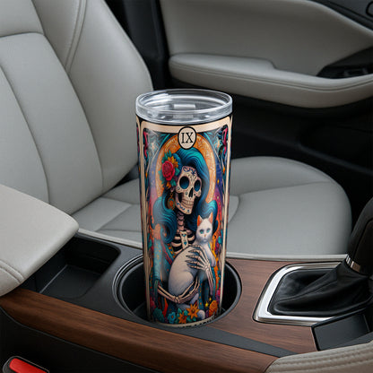 Crazy Cat Lady - Sarcastic Tarot Card Tumbler