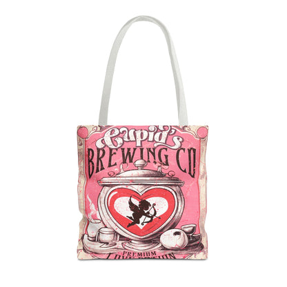 Cupid's Brewing Co Tote Bag - Distressed Vintage Design, Stylish & Practical Canvas Tote