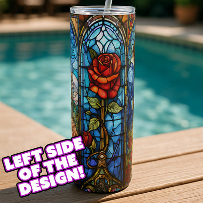 Beauty and the Beast - Stained Glass Classic