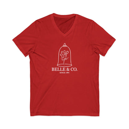 V-Neck Tee - Elegant Belle Princess Beauty and the Beast Shirt