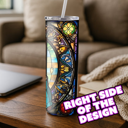 Anna Tumbler - Stained Glass Portrait Edition