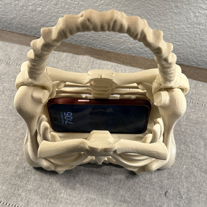The Bone Bag - Halloween Spooky Purse | Ribcage Novelty Purse for Costume