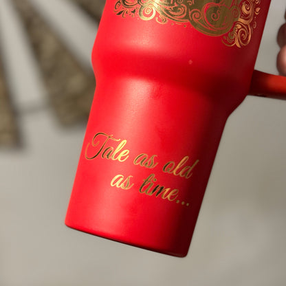 Beauty and the Beast Engraved Tumbler - Tale as Old as Time