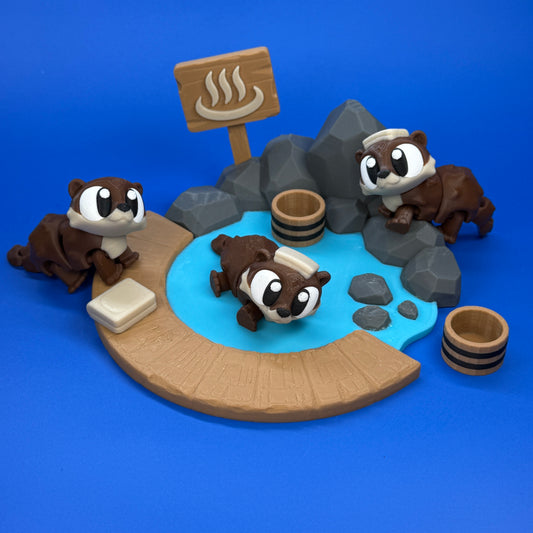 Otter Onsen Playset