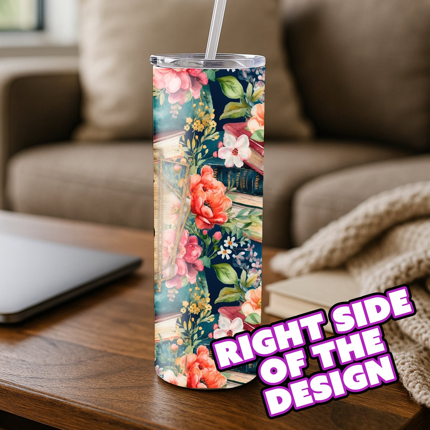 Easily Distracted by Books Tumbler