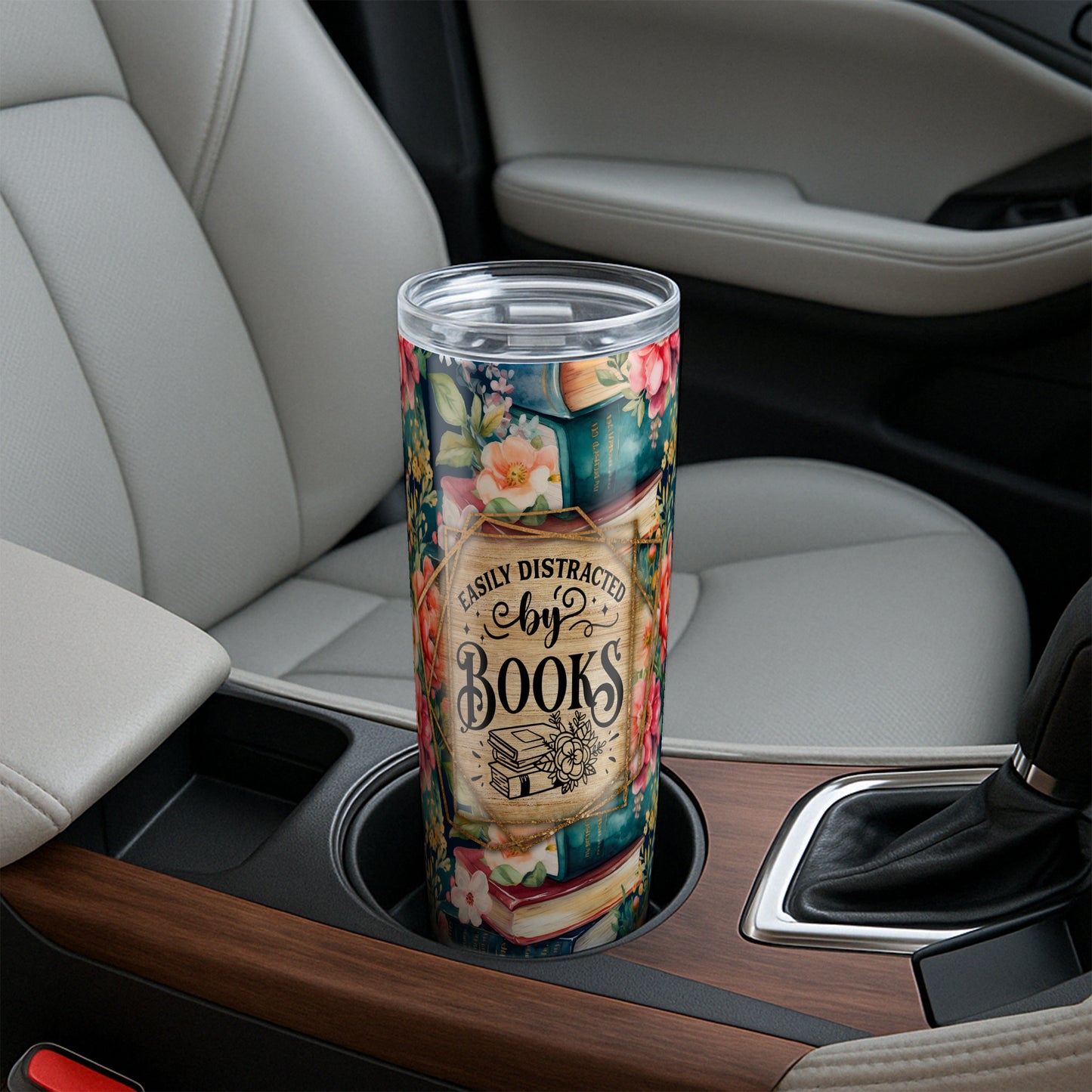 Easily Distracted by Books Tumbler