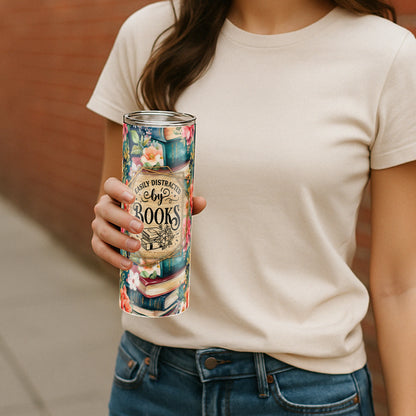 Easily Distracted by Books Tumbler