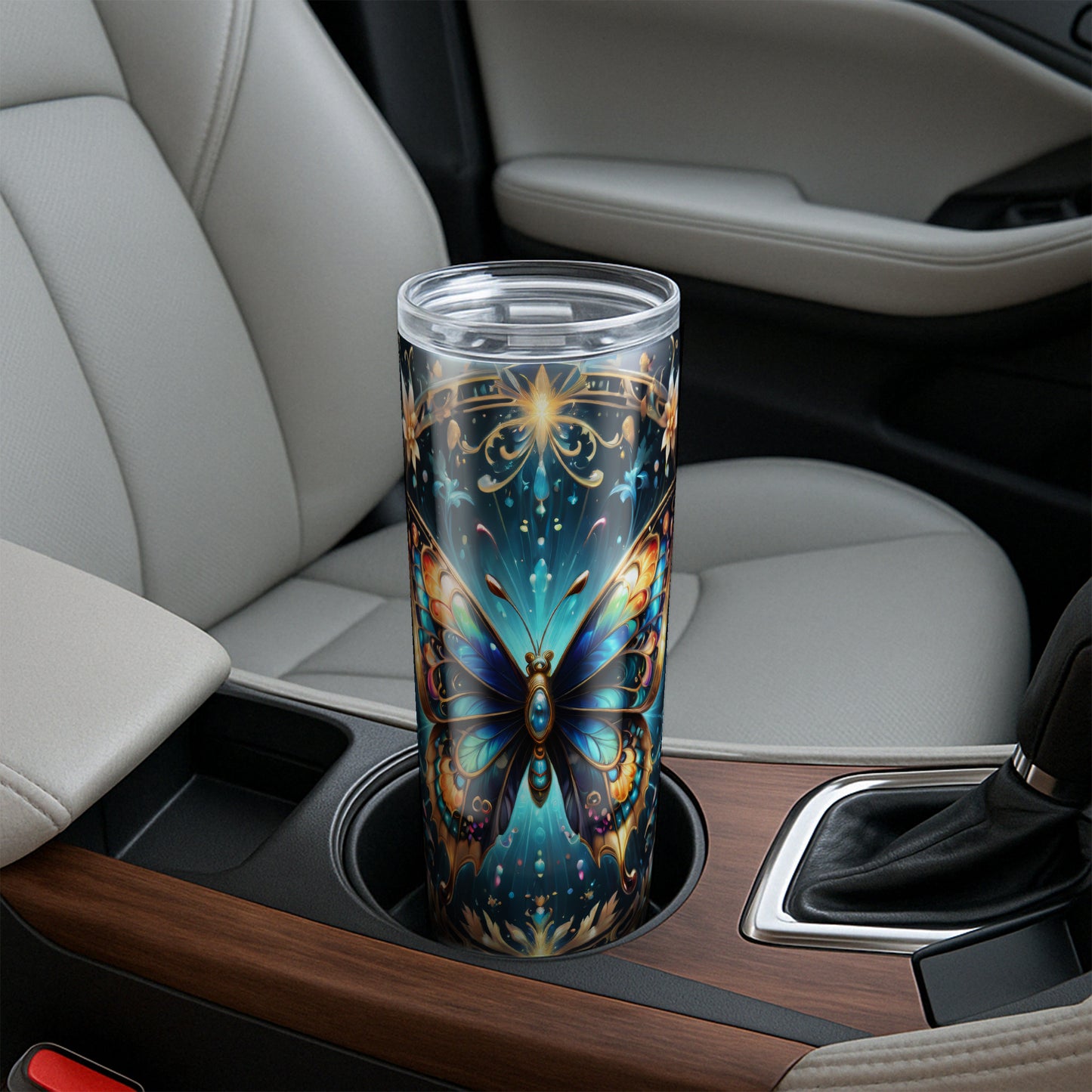 Elegant Stained Glass – “Celestielle” Tumbler