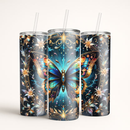 Elegant Stained Glass – “Celestielle” Tumbler