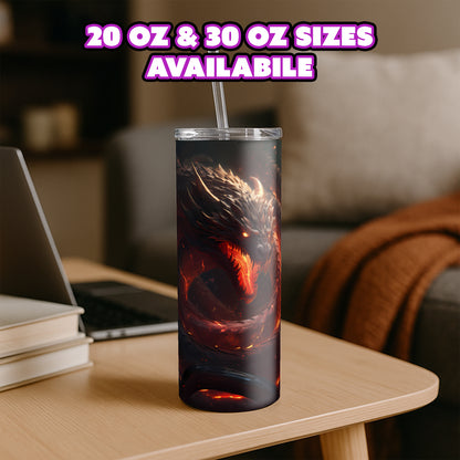 Fire Serpent – Emberborn Tumbler