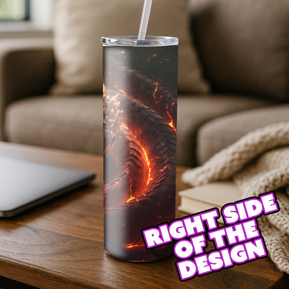 Fire Serpent – Emberborn Tumbler
