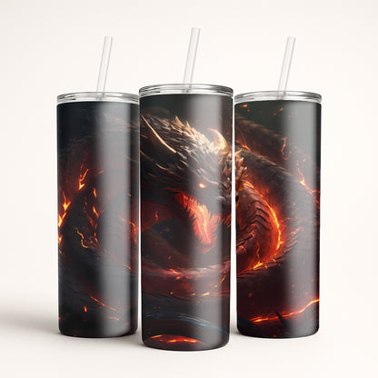 Fire Serpent – Emberborn Tumbler