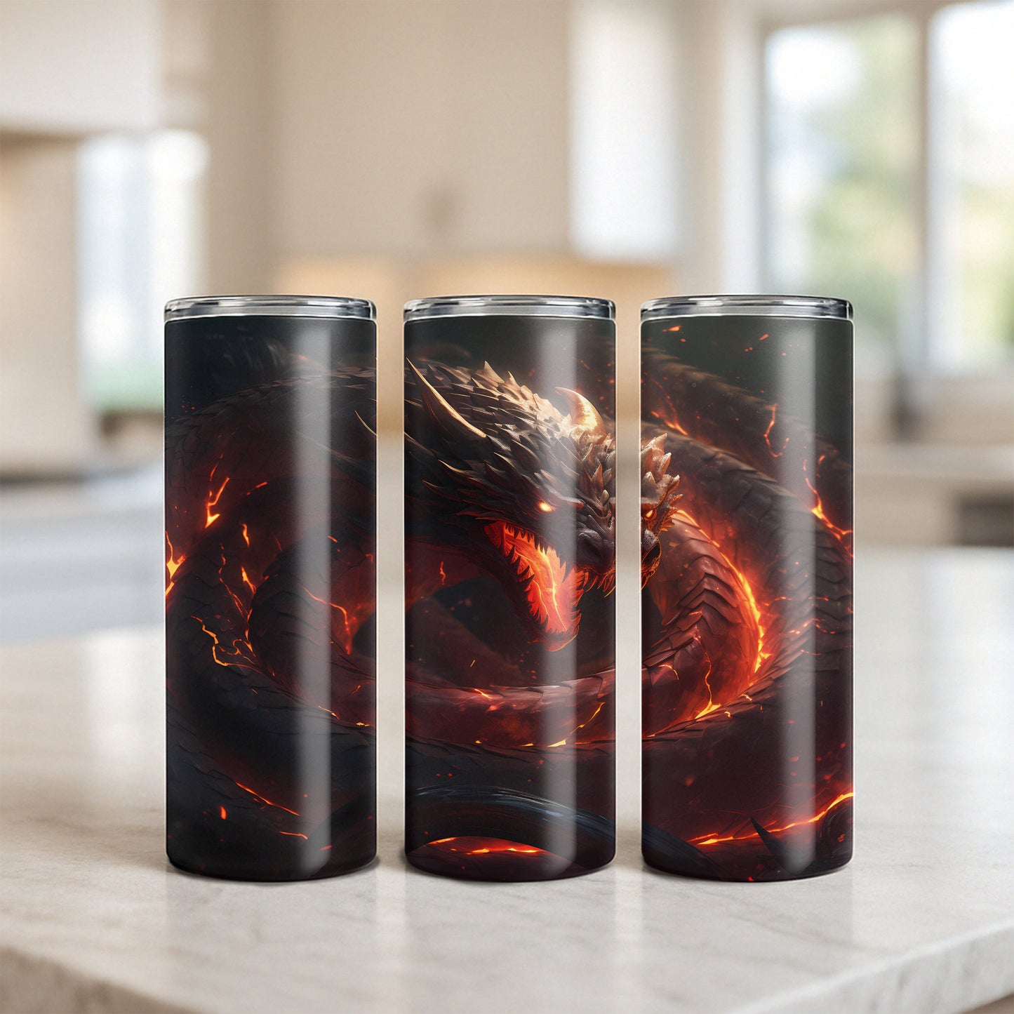 Fire Serpent – Emberborn Tumbler