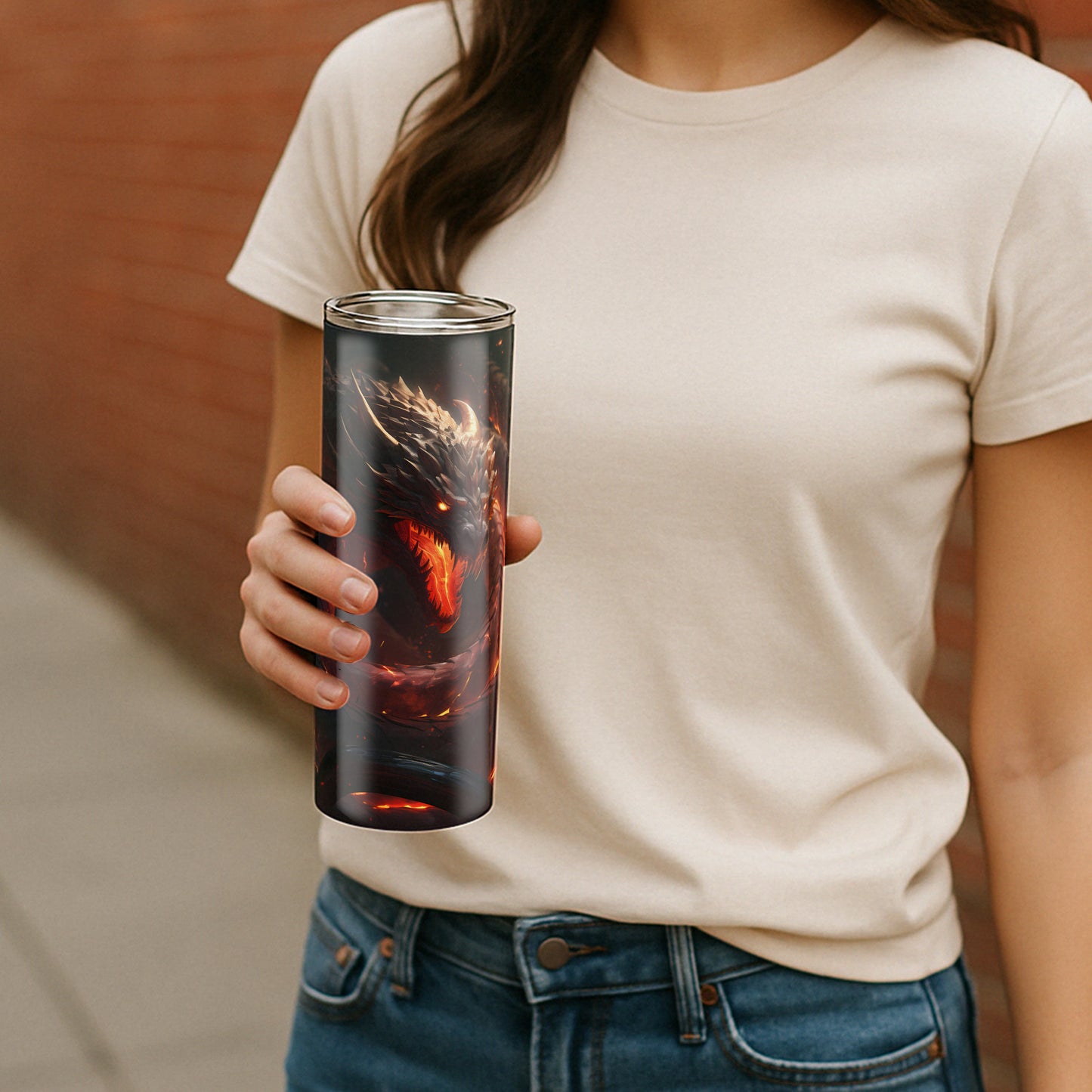 Fire Serpent – Emberborn Tumbler