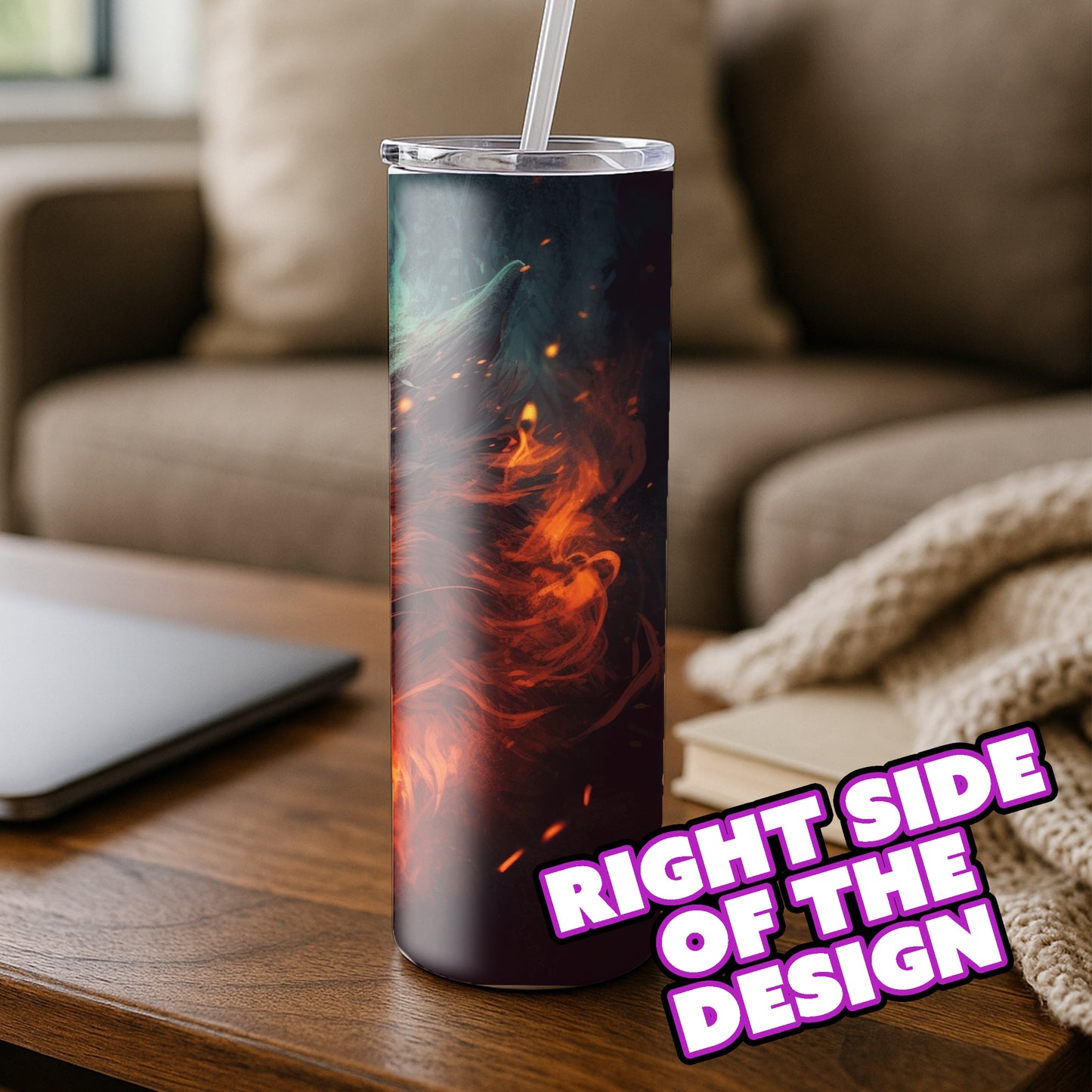 Fire Wolf Tumbler - Hellfang Edition