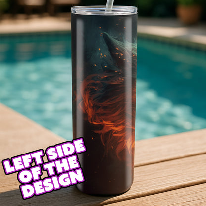 Fire Wolf Tumbler - Hellfang Edition