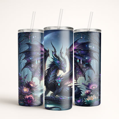 Lacy Gemston Dragon Tumbler