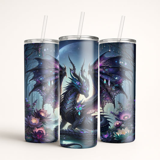 Lacy Gemston Dragon Tumbler