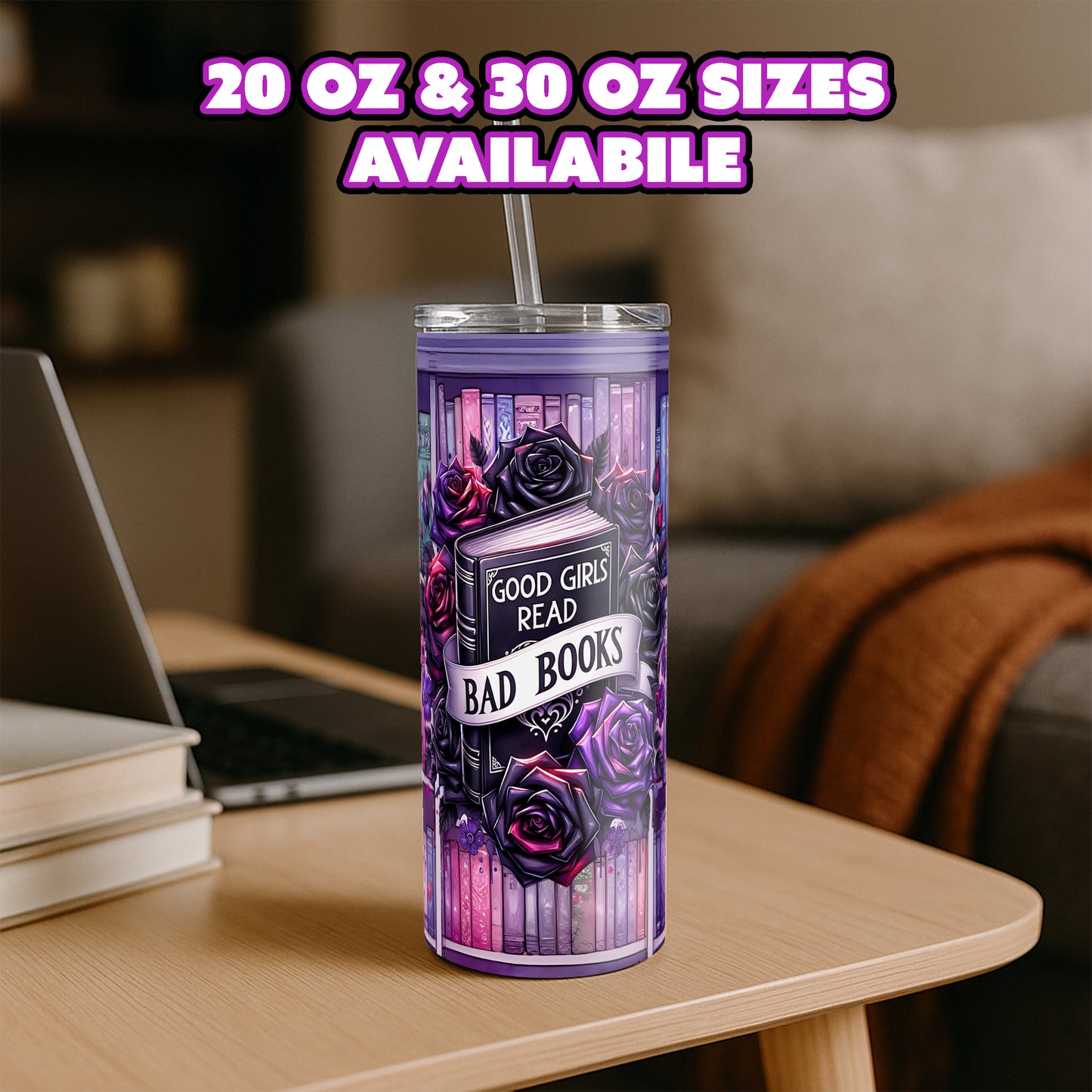 Good Girls Read Bad Books Tumbler