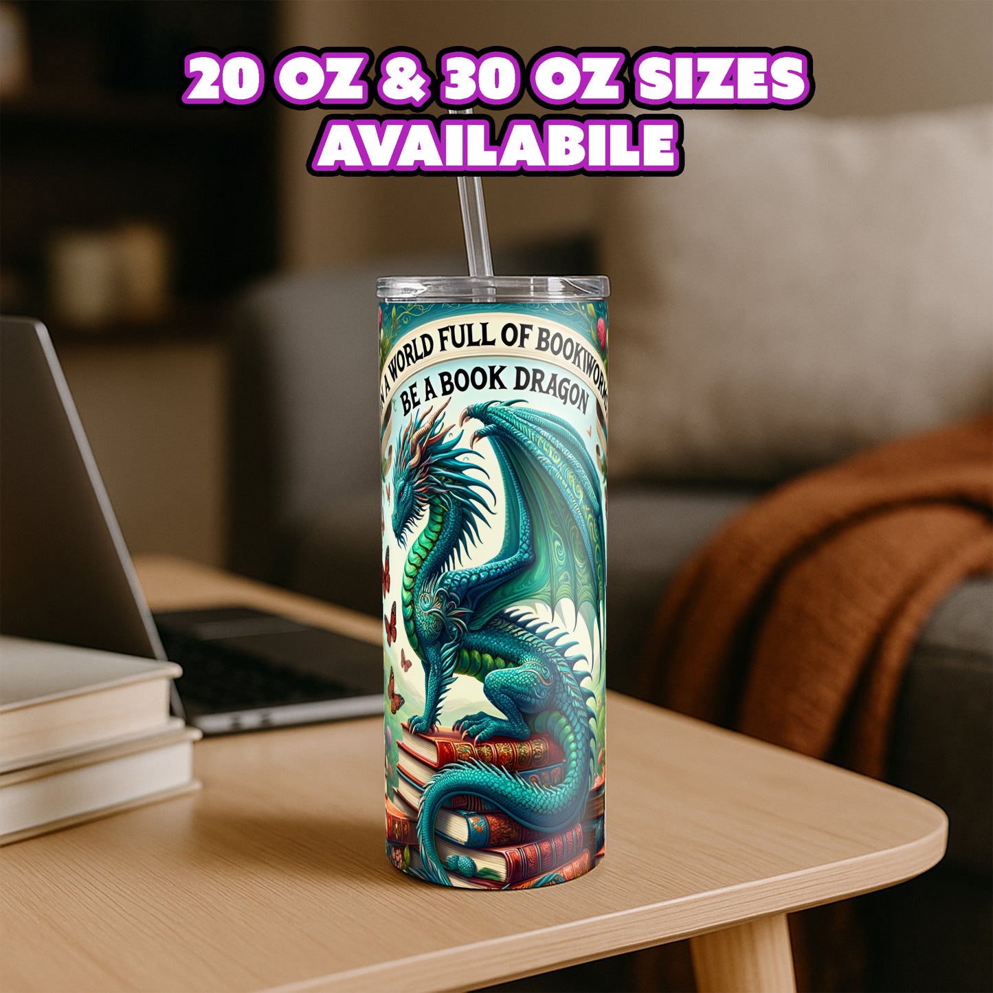 Green Book Dragon Tumbler