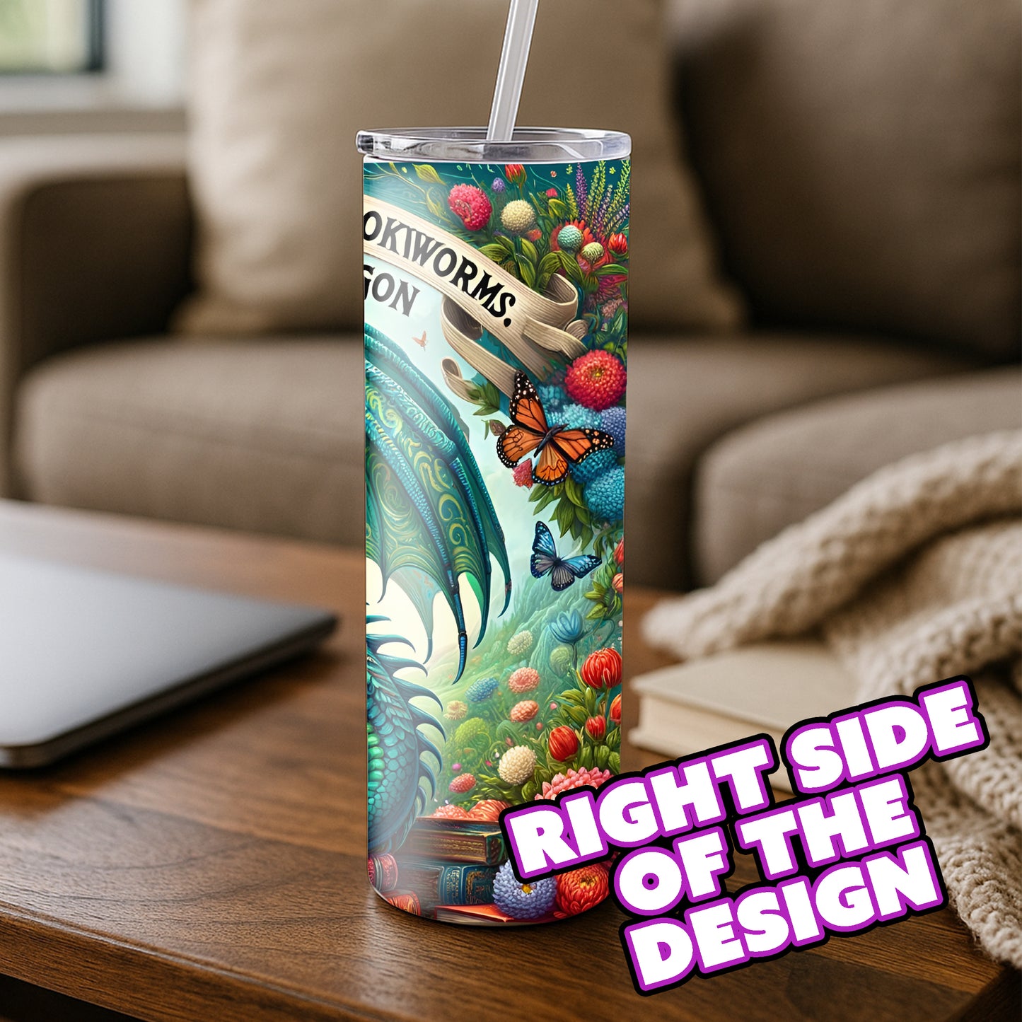 Green Book Dragon Tumbler