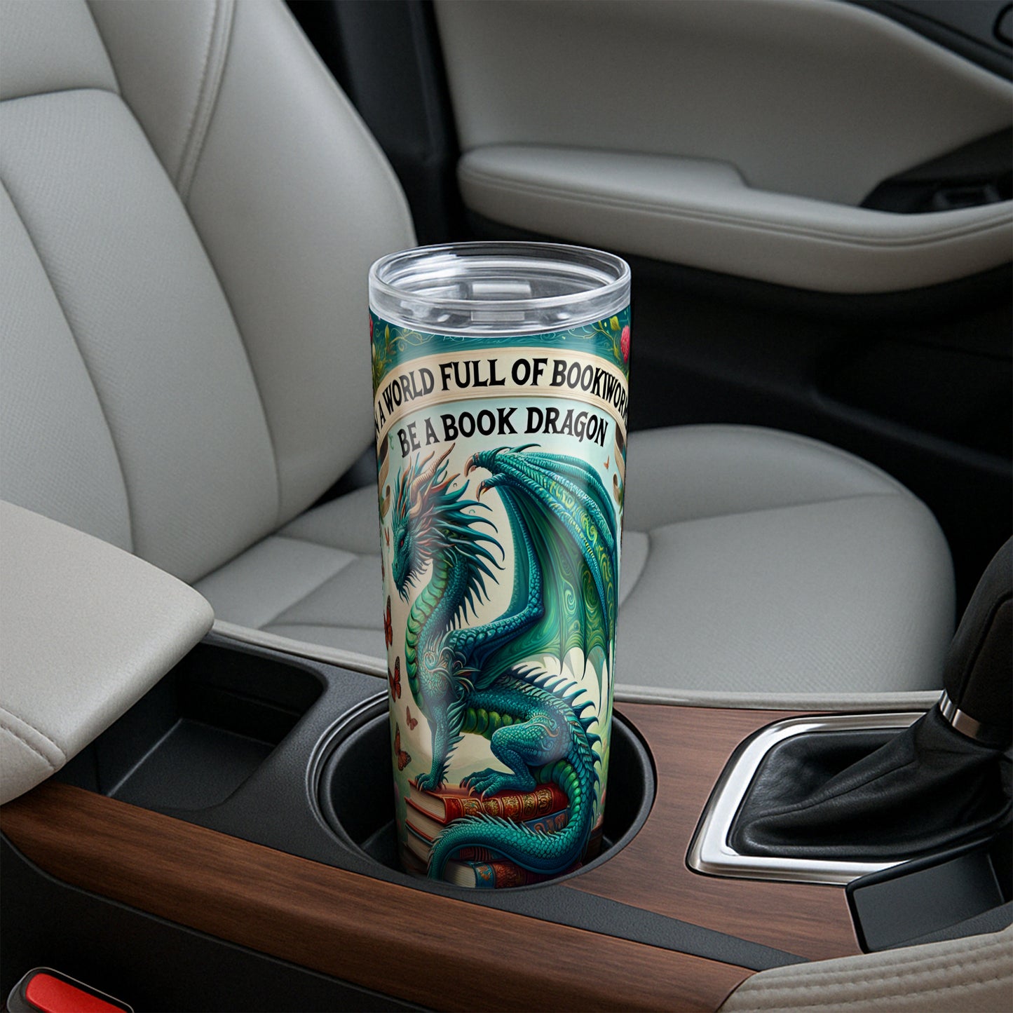 Green Book Dragon Tumbler