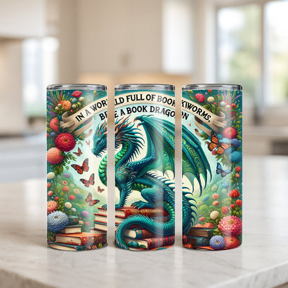 Green Book Dragon Tumbler