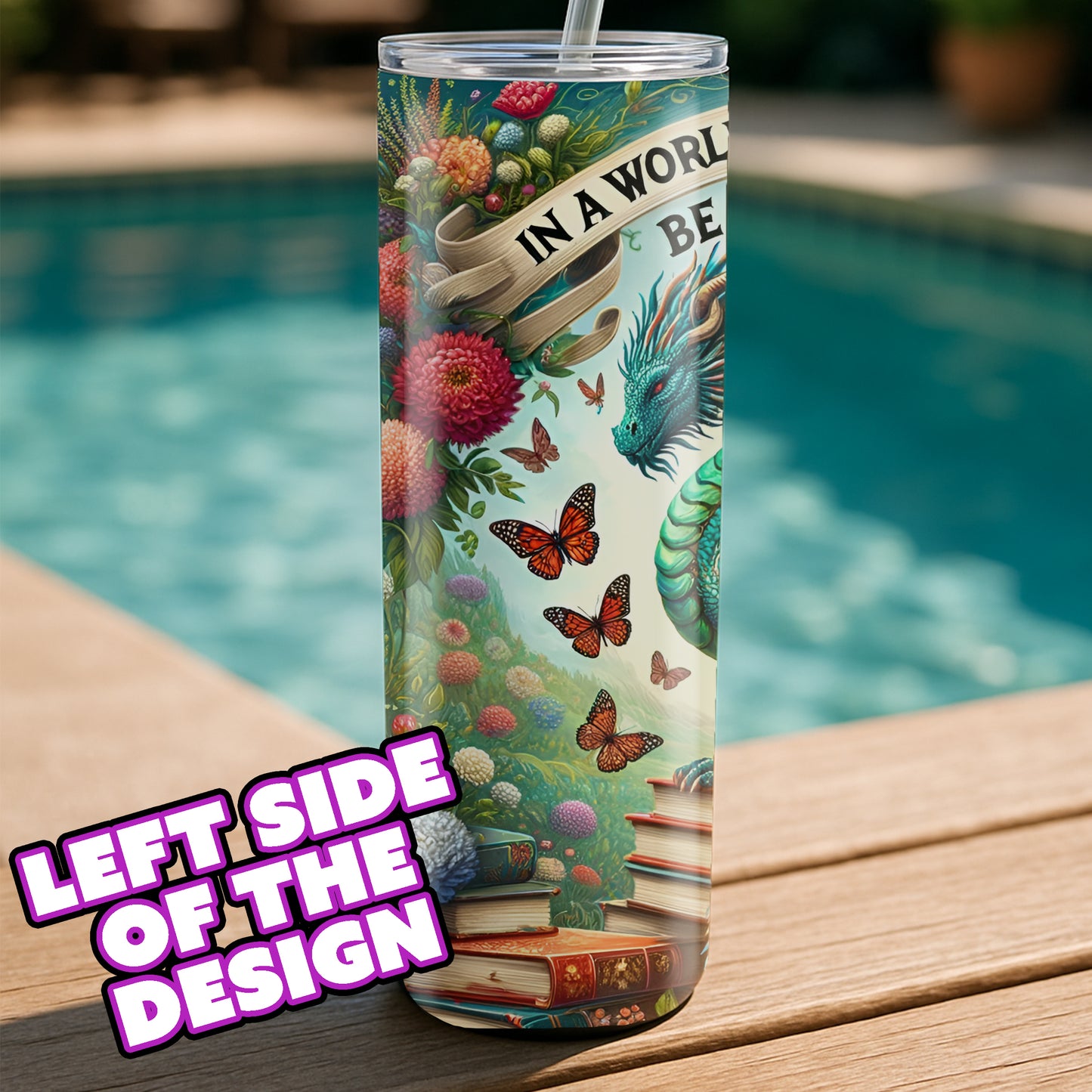 Green Book Dragon Tumbler