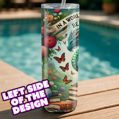 Green Book Dragon Tumbler