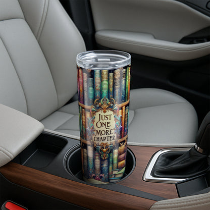 Just One More Chapter Bookish Tumbler
