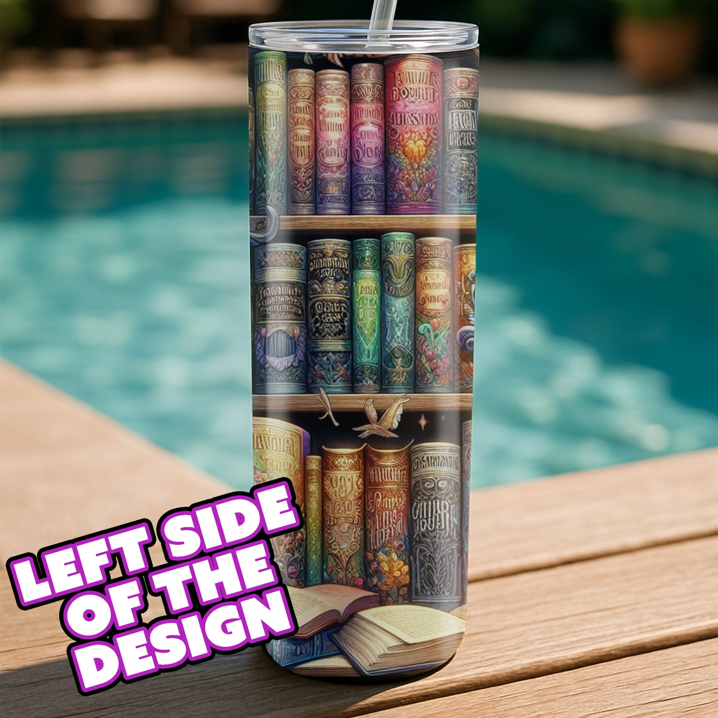 Just One More Chapter Bookish Tumbler