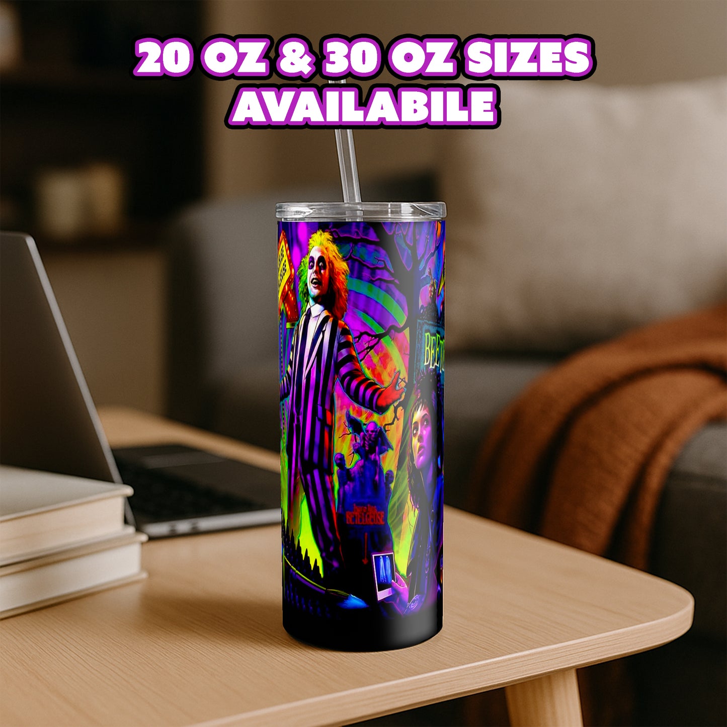 Beetlejuice Tumbler