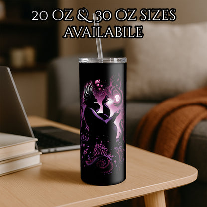 Ursula The Sea Witch - Shadow Lit Personalizable Tumbler