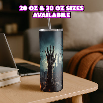 Zombie Arm Rising Tumbler