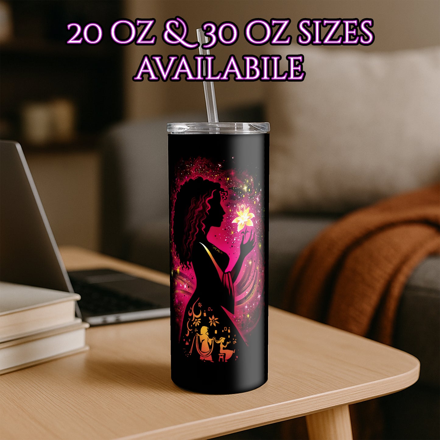 Mother Gothel - Shadow Lit Personalizable Tumbler